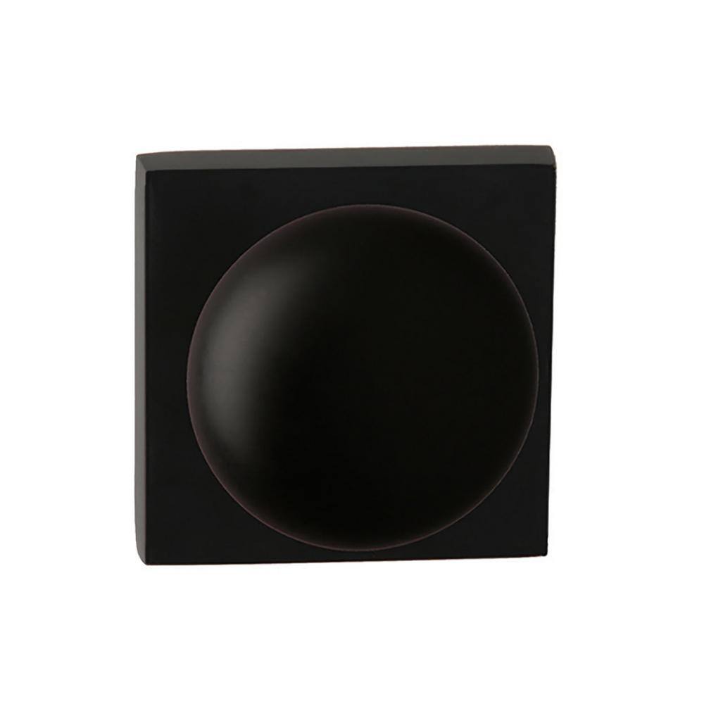 Bravura Macon 906-7 Passage (Hall/Closet) Door Knob Black w/ Square Trim price history on PriceWatchPro