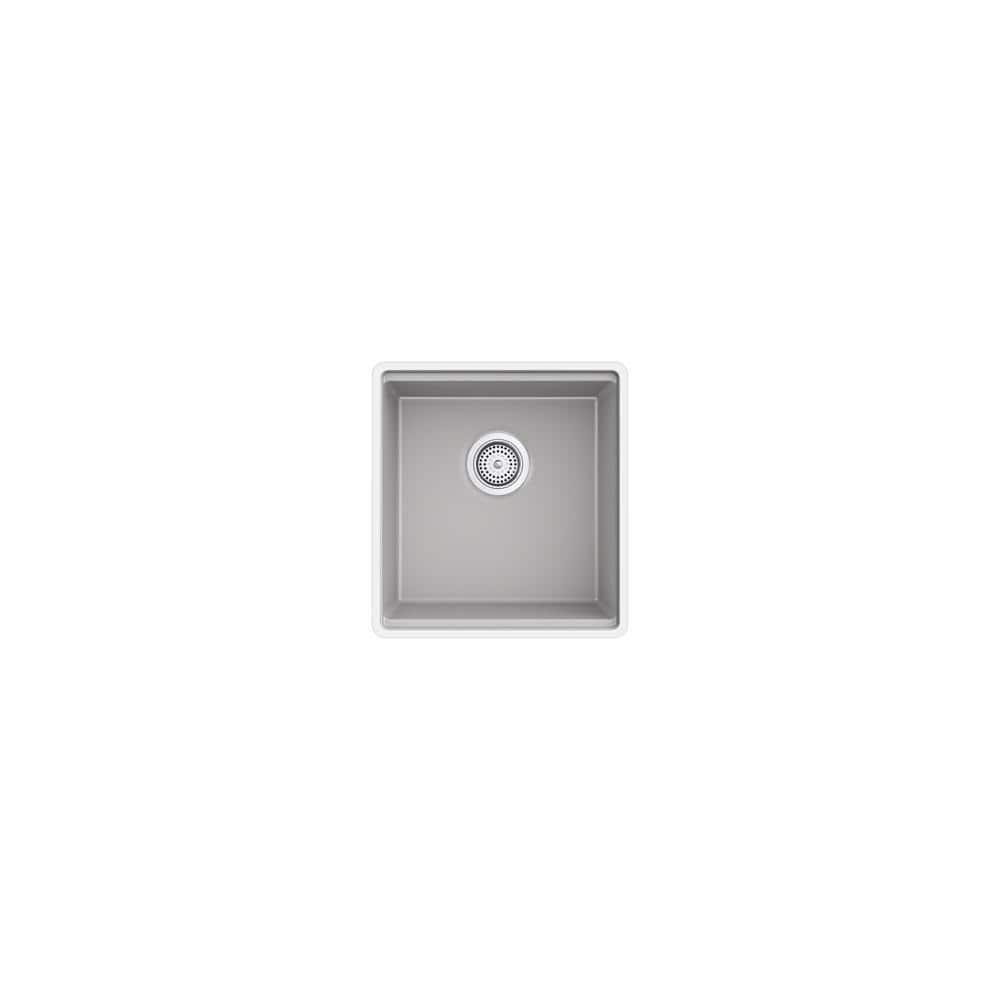 Billings 18" Matte Grey Composite Undermount Bar Sink