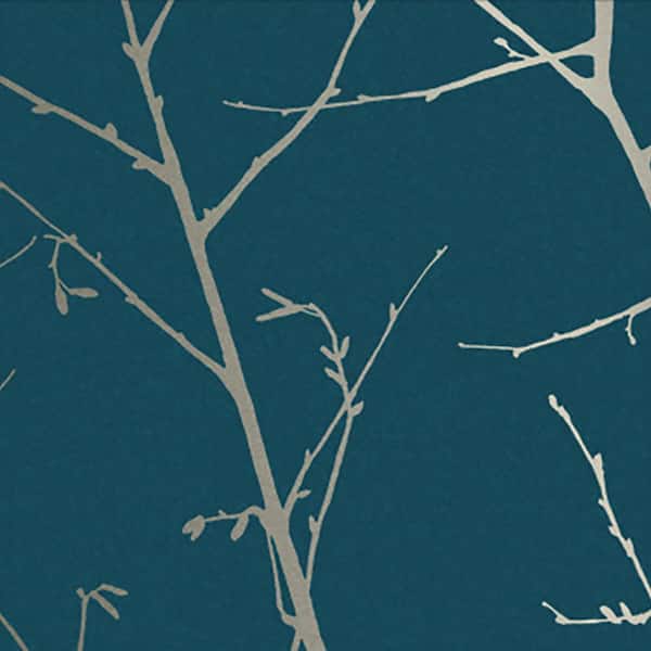 Graham & Brown Boreas Teal Removable Wallpaper 107582 - The Home Depot