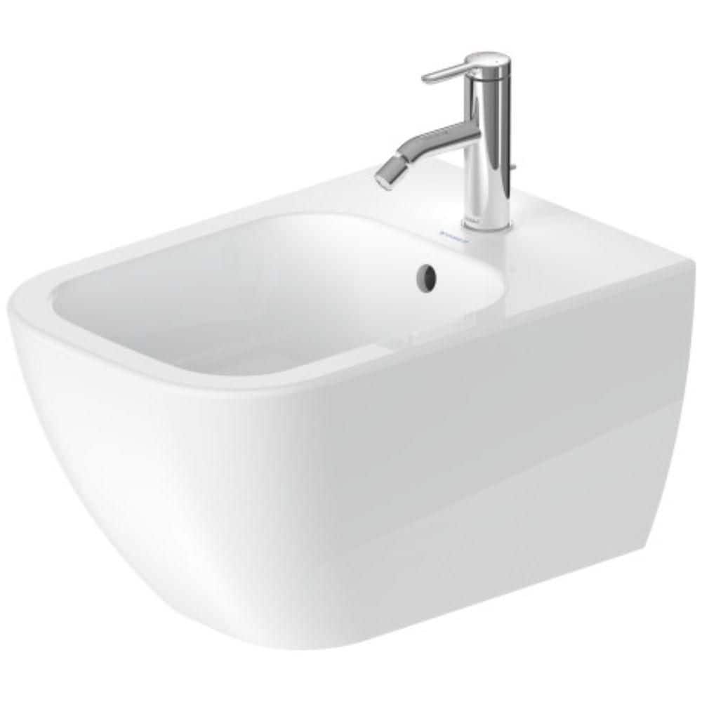 Duravit Happy D.2 Round WallMounted Bidet in White 2258150000 The