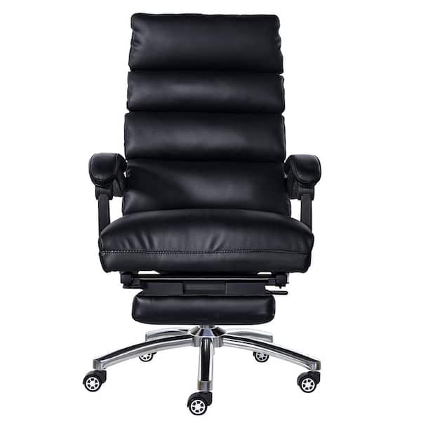 XIZZI Dark Brown Office Chair Traditional Ergonomic Adjustable