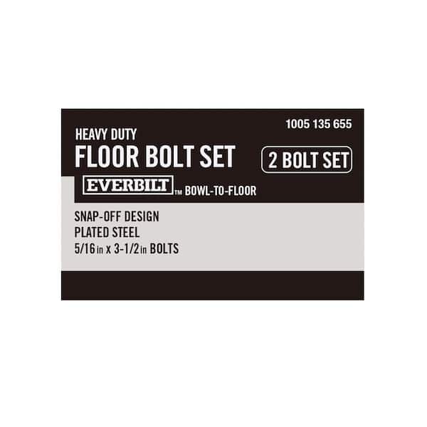 Everbilt 5/16 in. x 3-1/2 in. Heavy Duty Toilet Bowl-to-Floor Bolt