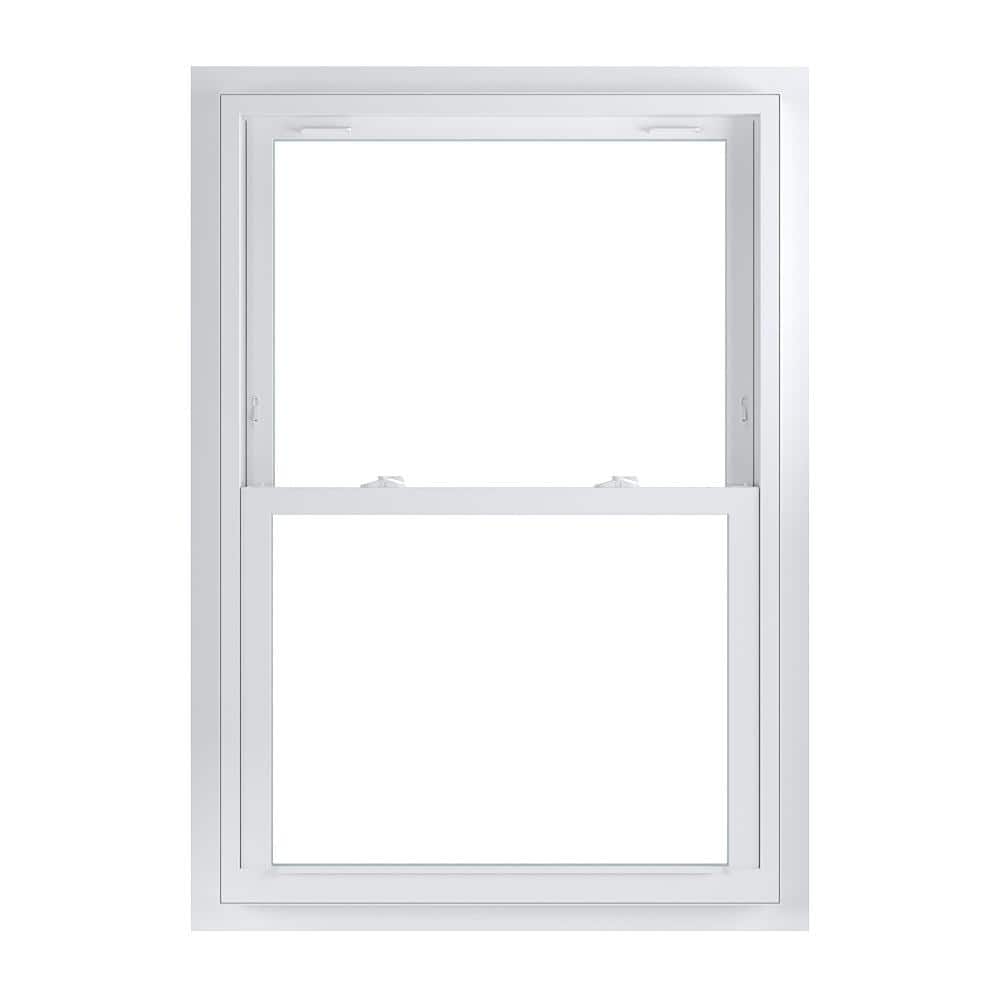 33.75 in. x 48.75 in. 70 Series Low-E Argon Glass Double Hung White Vinyl F