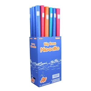 Big Boss Assorted Round Pool Noodles (21-Pack)