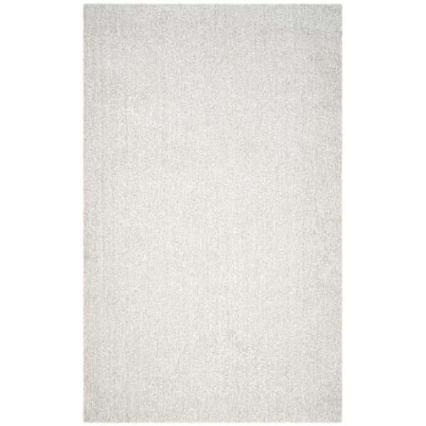 SAFAVIEH Jarrod Ivory/Light Gray Doormat 3 ft. x 4 ft. Solid Area Rug