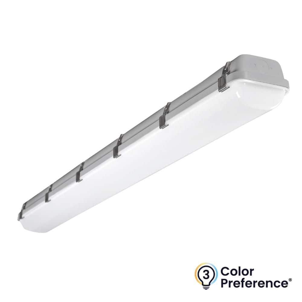 Sellado 4 ft. 50-Watt LED White Vapor Tight Shop Light 3250-6500 Lumens 3500K 4000K 5000K 120-277V Garage Light price history on PriceWatchPro