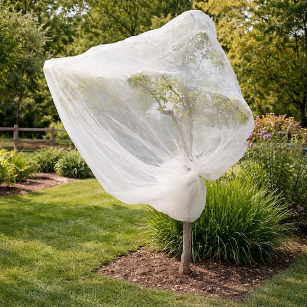 15x15FT Outdoor Fruit Tree Netting Ultra Fine Mesh Barrier with