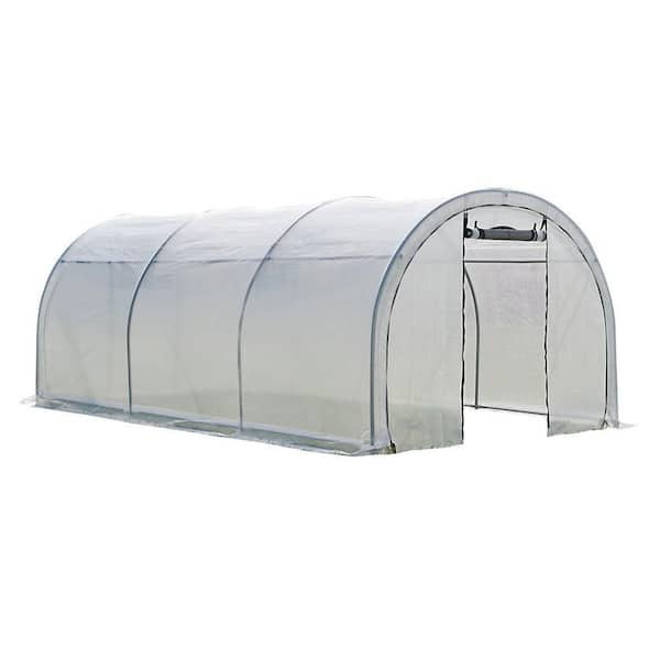 ShelterLogic GrowIt 19 ft. 8 in. x 10 ft. x 8 ft. Organic Growers Pro RoundTop Greenhouse