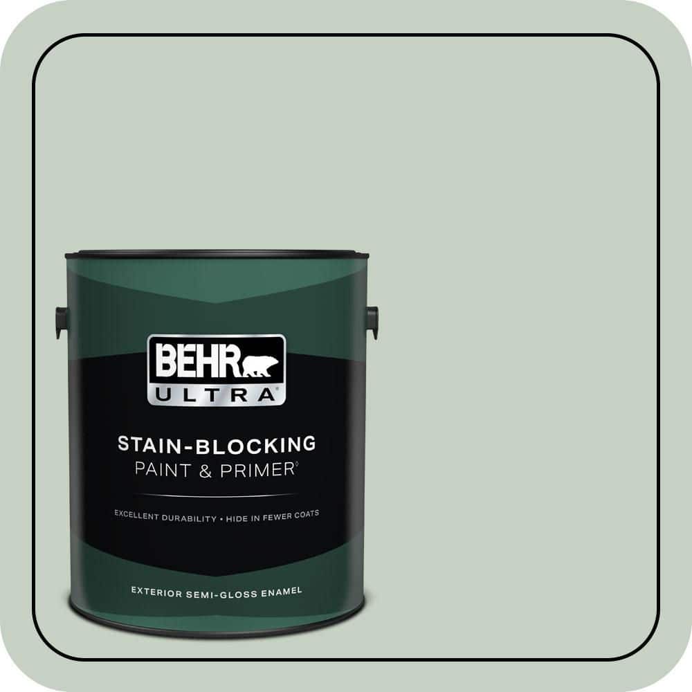 1 gal. #N400-2 Frosted Sage Semi-Gloss Enamel Exterior Paint & Primer price history on PriceWatchPro