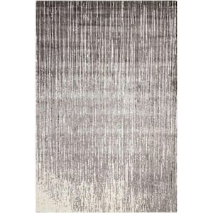 Twilight Smoke 6 ft. x 8 ft. Abstract Contemporary Area Rug
