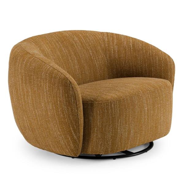 MR MODREST Divani Casa Norris Modern Mustard Fabric Arm Chair