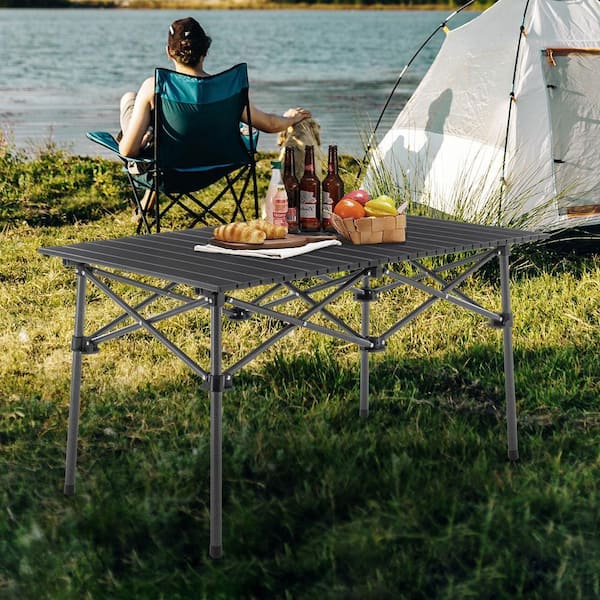 THROOT 4-Person to 6-Portable Camping Table HW-CZ-TBMB - The Home