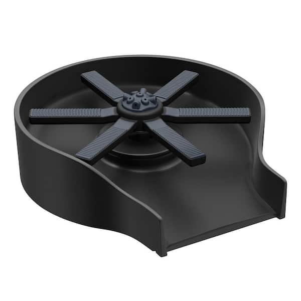 KRAUS CleanMate Glass Rinser for Kitchen Sink in Matte Black