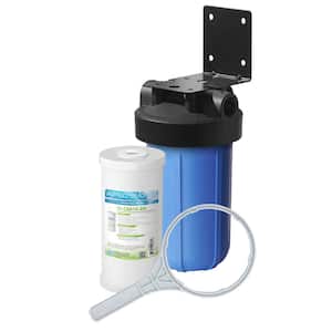 All Purpose 1-Stage Whole House Water Filtration System With 4.5 x 10 in. High Capacity Carbon Filter