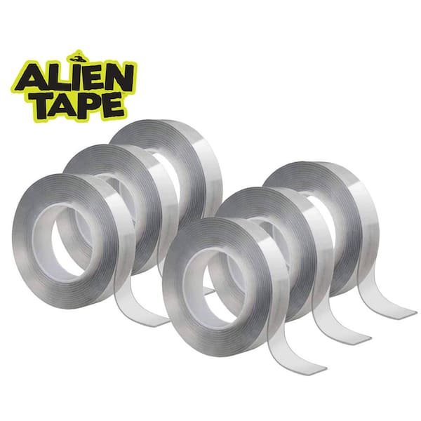 As Seen on TV Alien Tape 7 ft. Multi-Functional Reusable Double-Sided Tape (6-Pack)