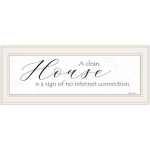 A Clean House by Unknown 1 Piece Framed Graphic Print Typography Art Print 11 in. x 23 in. .