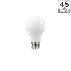 60-Watt Equivalent A19 Dimmable ENERGY STAR Frosted Filament LED Light Bulb Soft White (48-Pack)