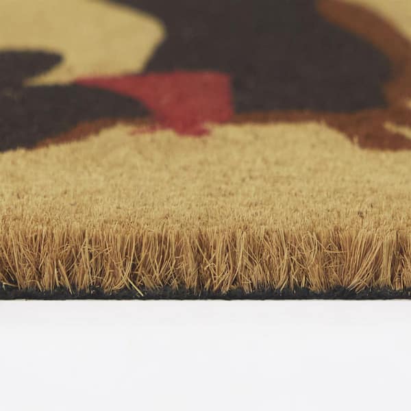 Hope You Like Dogs Brown 18 in. x 30 in. Coir Indoor/Outdoor Door Mat