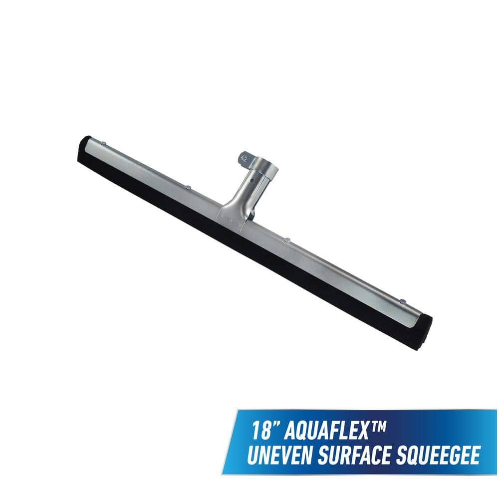 AquaFlex 18'' Metal and Rubber Floor Squeegee