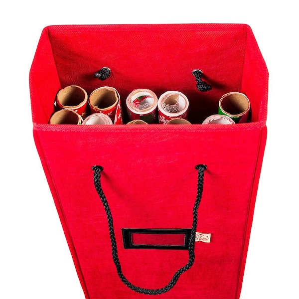 Sterilite 40 Vertical Wrapping Paper Organizer & Storage Box (4 Pack) 