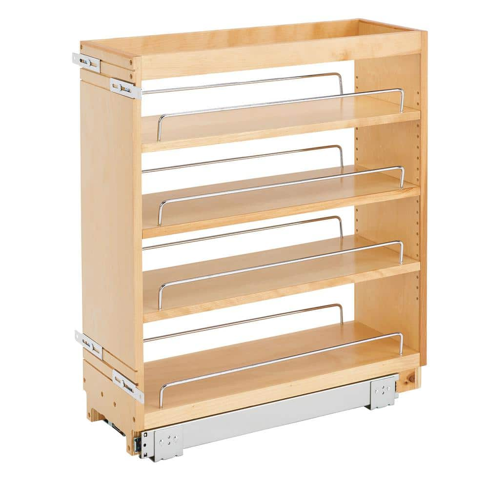 Rev A Shelf Natural Maple Pull Out Kitchen Cabinet Organizer Pantry