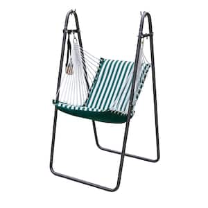 Sunbrella 22 in. Soft Comfort Hammock Swing Chair with Stand, Green