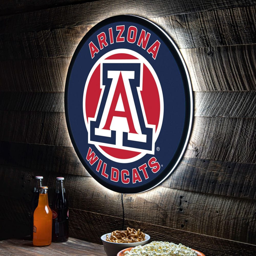 Evergreen University of Arizona Round 23 in. Plug-in LED Lighted