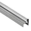 Schluter Dilex-HKU Brushed Stainless Steel 5/16 in. x 8 ft. 2-1/2 in ...