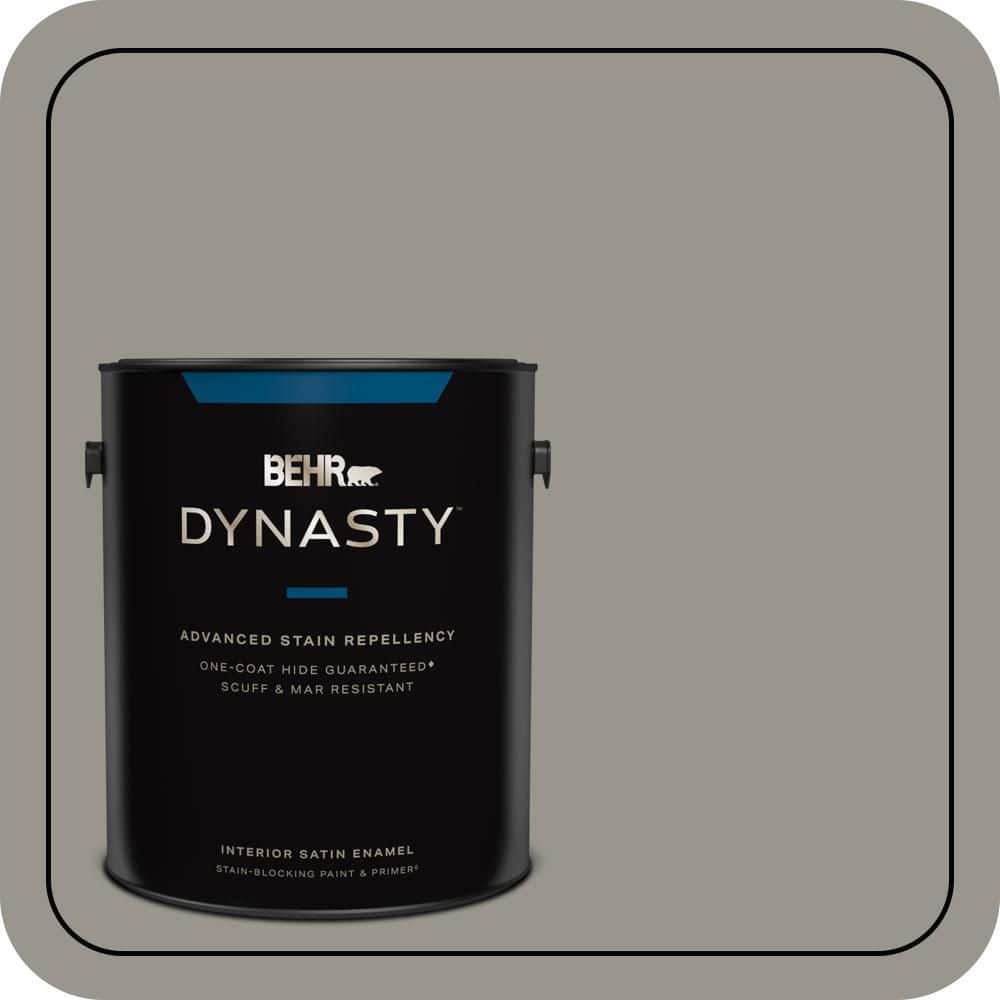 1 gal. #N360-4 Battleship Gray One-Coat Hide Satin Enamel Interior Stain-Blocking Paint and Primer price history on PriceWatchPro
