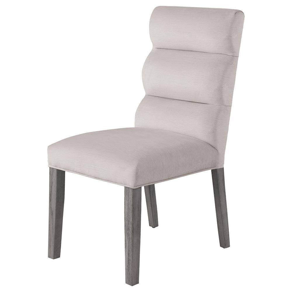 Coaster Home Furnishings Carla Upholstered Dining Side Chair Stone (Set of 2)