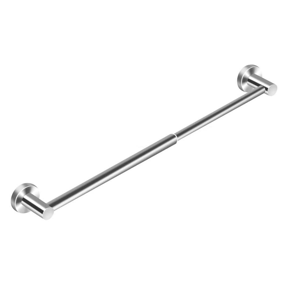 Adjustable Wall-Mounted Stainless Steel Towel Bar, 13.18 to 24 in, Silver Finish, 1 Pack price history on PriceWatchPro