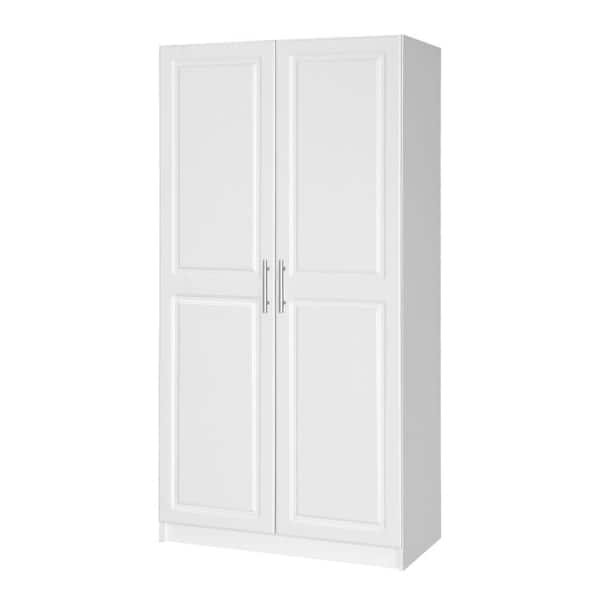 Hampton Bay Select 72.01 in. H MDF Storage Cabinet in White