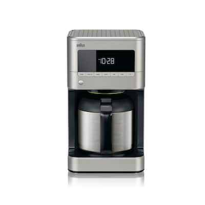 Brew Sense 10-Cup Stainless Steel Drip Coffee Maker with Thermal Carafe