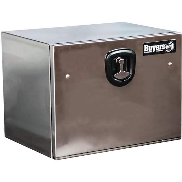 Photo 1 of 18 in. x 18 in. x 24 in. Stainless Steel Underbody Truck Tool Box with Stainless Steel Door