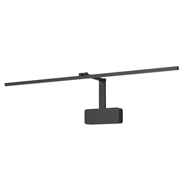 Vega Minor Picture 34 in. 1 Light 31-Watt Black Integrated LED Picture Light