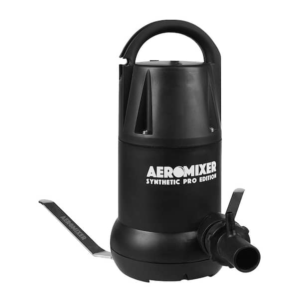 AEROMIXER MIX + AERATE WITH ONE PUMP Synthetic Pro Edition 3/4 HP Submersible Mixing and Aerating Pump for Synthetic Fertilizer use