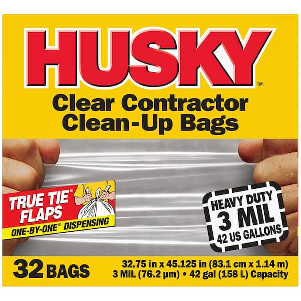 Husky 42 Gal. Contractor Bags (50-Count) HK42WC050B - The Home Depot