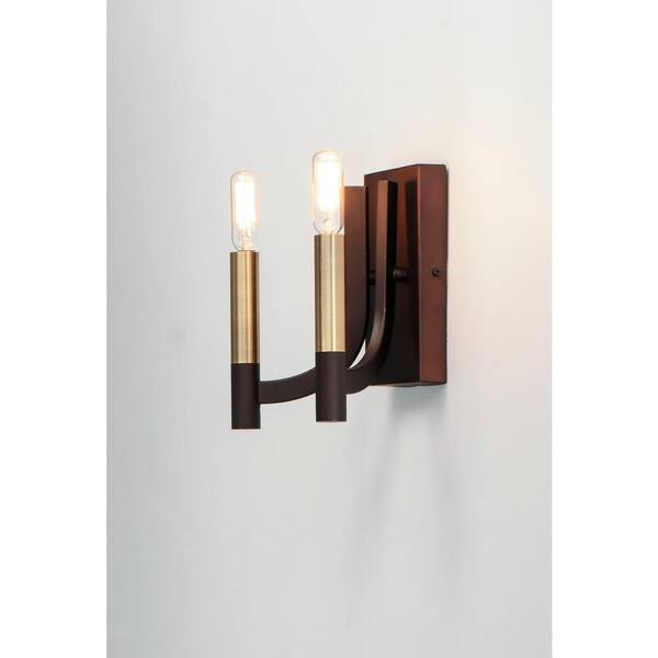 Maxim Lighting - Lyndon 8.75 in. 2 Light Wall Sconce Vanity Light