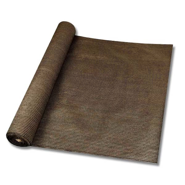 6 ft. x 50 ft. Brown Rectangle Sun Shade Roll, UV Blockage Cover for Outdoor Backyard Patio Pergola Greenhouse Plants