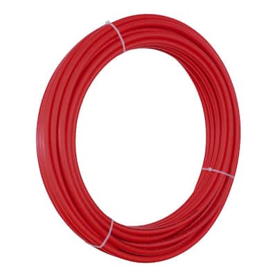 1/2 in. x 100 ft. Red Coil PERT Pipe