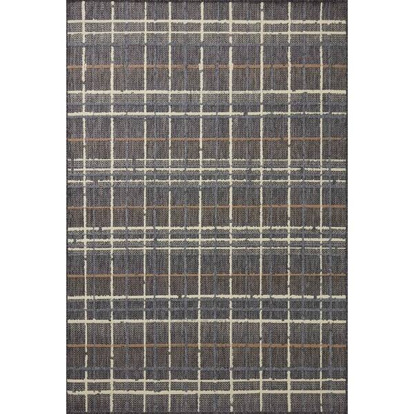 Loloi Rainier Charcoal/Multi 2'-2" x 3'-9" Indoor/Outdoor Area Rug