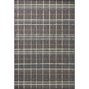 Loloi Rainier Charcoal/Multi 7'-10" x 10'-10" Indoor/Outdoor Area Rug