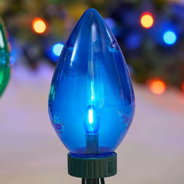 Home Accents Holiday 20 in. Multi-Colored Giant C7 LED Pathway