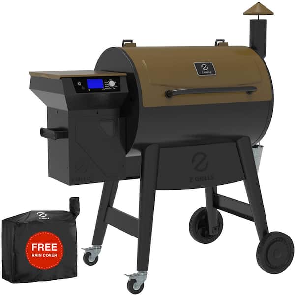 Z GRILLS 694 sq. in. Wood Pellet Grill and Smoker PID 2.0, Bronze