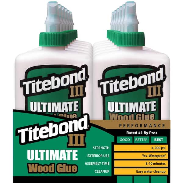 Unbranded 8 oz. Titebond III Ultimate Wood Glue (12-Pack)