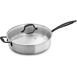 5 Qt. 12 in. Tri-Ply Stainless Steel Saute Pan