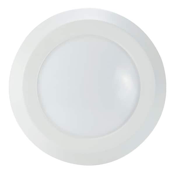 BLD 6 in. White Integrated LED Recessed Ceiling Mount Light Trim 3000K Soft White