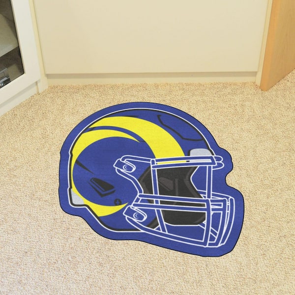 FANMATS NFL - Los Angeles Rams 30 in. x 72 in. Indoor Ticket Runner Rug  23138 - The Home Depot