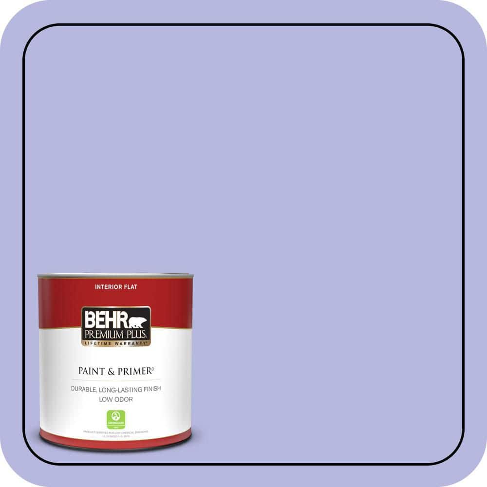 1 qt. #P550-3 Lavender Cloud Flat Low Odor Interior Paint & Primer price history on PriceWatchPro