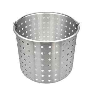 42 Qt. Aluminum Pot with Strainer Basket